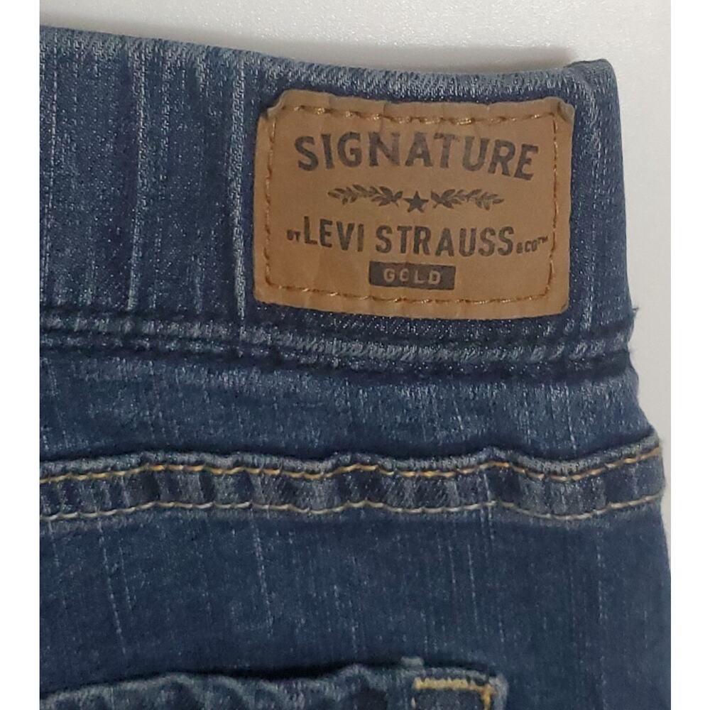 Signature by Levi Strauss Gold Label Women’s Maternity Baby Bump Skinny Jeans - Picture 3 of 10